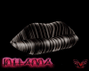 *ANI* LIPS COUCH BLACK