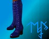 )L( Blue boots
