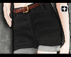 [+] High Black Shorts |F
