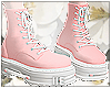 R. pastel boots peach