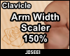 Arm Width Scaler 150%