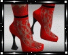 Red Lace Boots