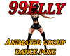 Animated group dance pos