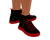 Sneakers red black ladys