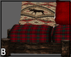 Cabin Red Long Sofa