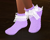 Lilac Lace Socks