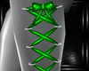 green thigh corset 