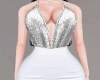 BOA Crystal Silver Dress
