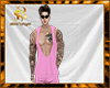 Singlet Pink wth Tattoo