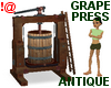 !@ Antique grape press