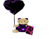 purple  teddy