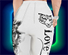 Tiger White Pant