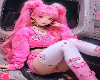 Pink Girl Cutout