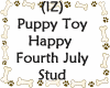 Puppy Toy July 4 Stud