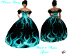 aqua gown