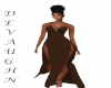 Jovani 2 Slit Brown Gown