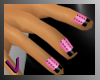 [ves]short nails pink B