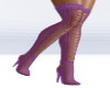 love&lace boots purple