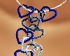 SL Drop Hearts Necklace
