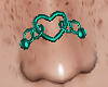 ∔HEART NOSE TEAL