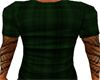 Green Plaid Muscle T