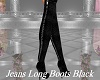 Jeans Long Boots Black