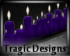 -A- Candle Tray PVC Purp