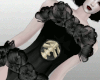 Skeleton Dress - Blk/Gry