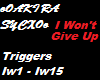 I Wont Give Up (Iw1-15)
