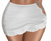 S! White Ruffle Skirt
