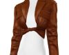Brown Leather Top