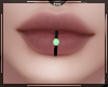 + Lip Piercing Green V:4