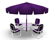 Purple Patio Table