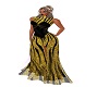 tiger corset gown