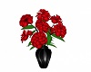 Red Flowers w/Dark Vase