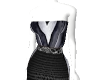 black silver dress