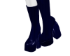Navy Bubble Boots