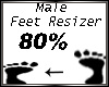 Feet resizer 80% M