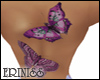 Pink Butterfly tattoo