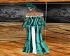 *Ney* Teal & Hearts Gown