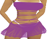 beach dress solid purple
