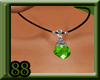 emerald rock necklace