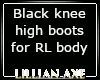 [la] Black boots