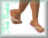 pink/mint plad flip flop