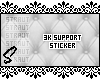 - 3k Support Sticker!