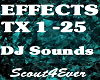 DJ Sound Effects TX 1-25