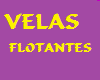 VELAS FLOTANTES DORADAS