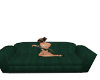 Deep Green Baby Couch