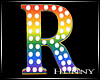 H.  Rainbow Letter R