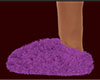 Lavender Fuzzy Slipper F